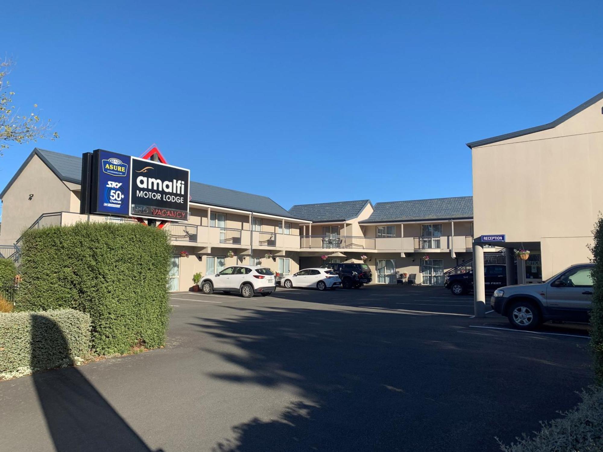 Amalfi Motor Lodge Christchurch Dış mekan fotoğraf
