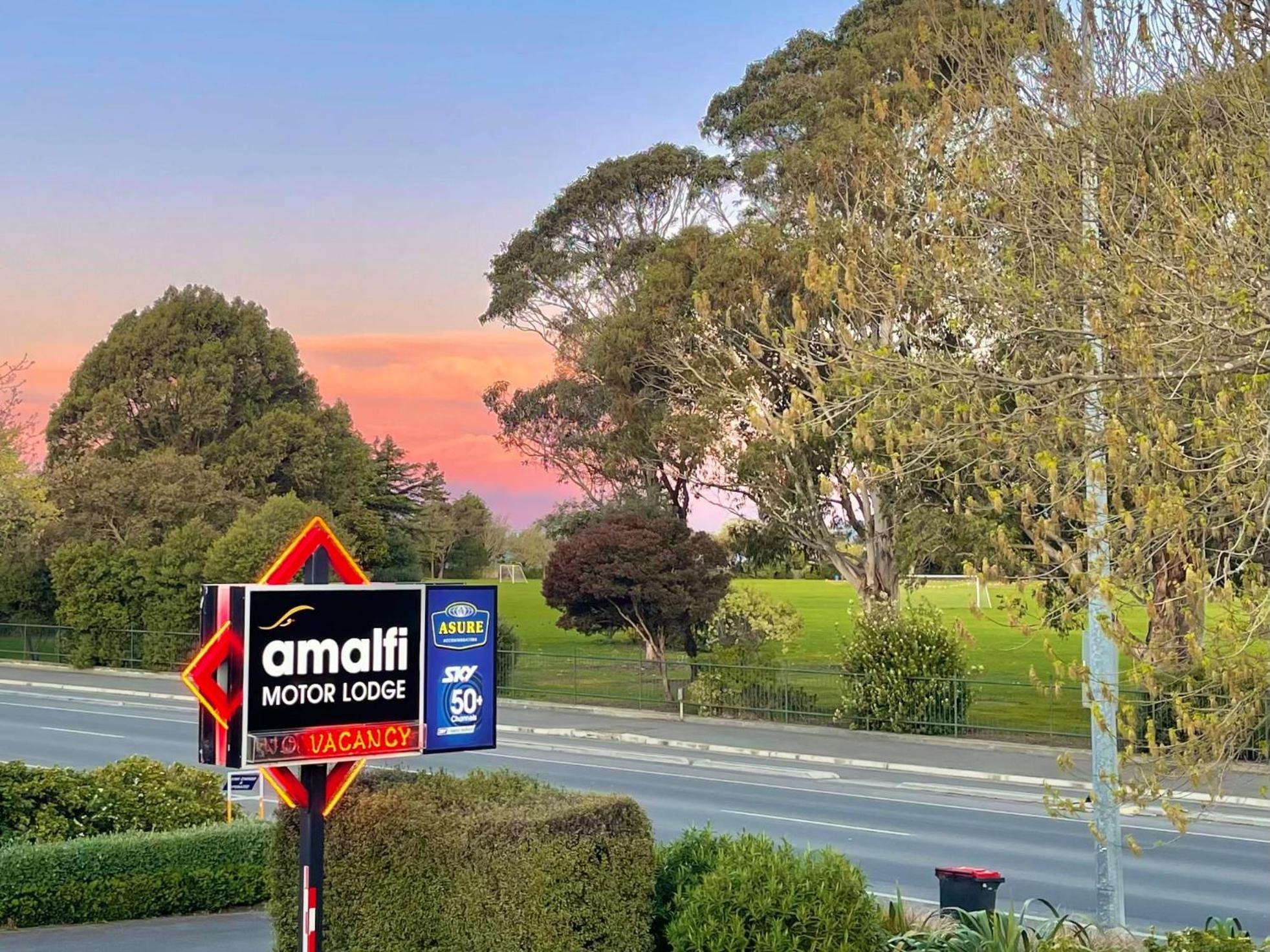 Amalfi Motor Lodge Christchurch Dış mekan fotoğraf