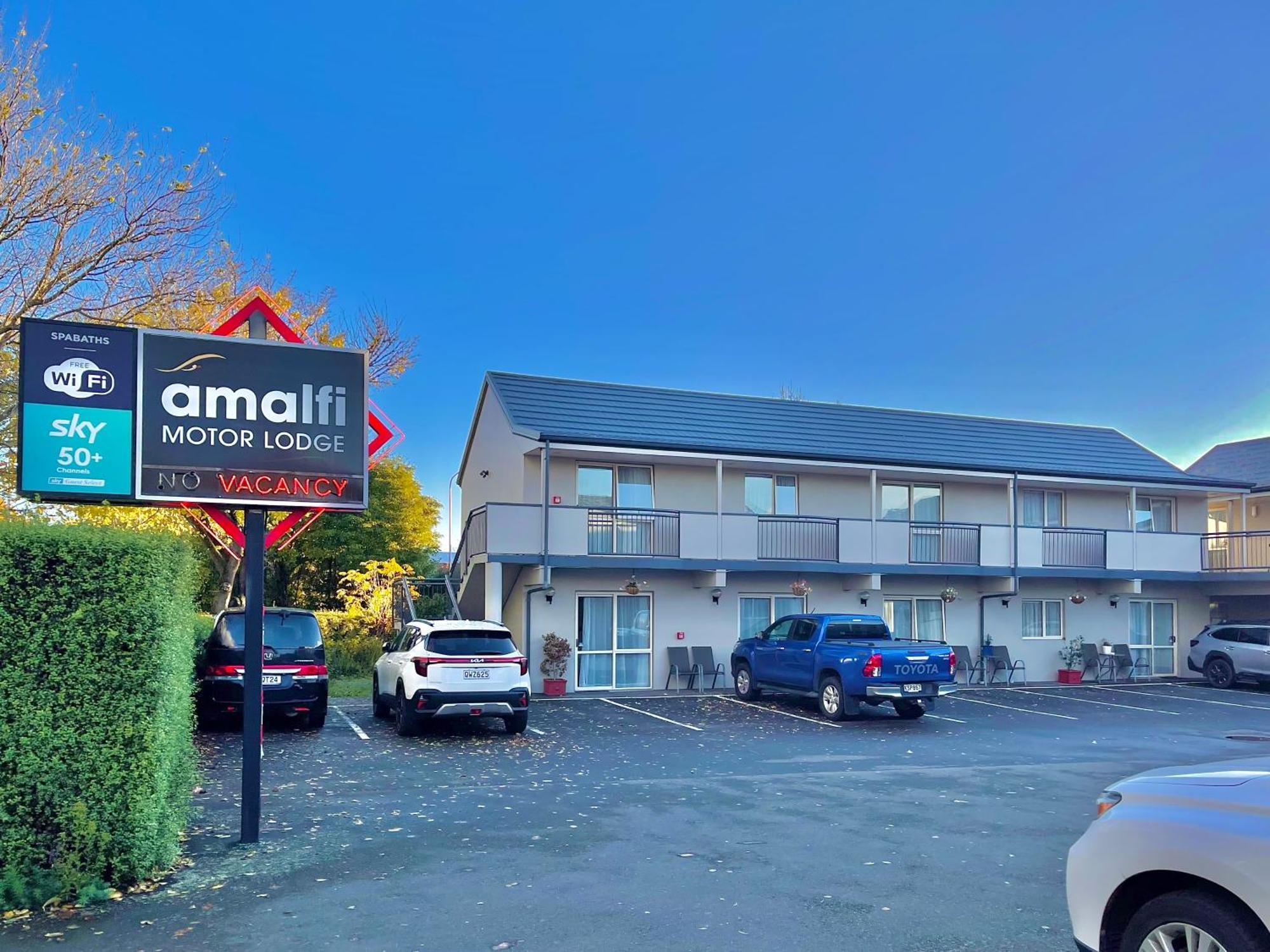 Amalfi Motor Lodge Christchurch Dış mekan fotoğraf
