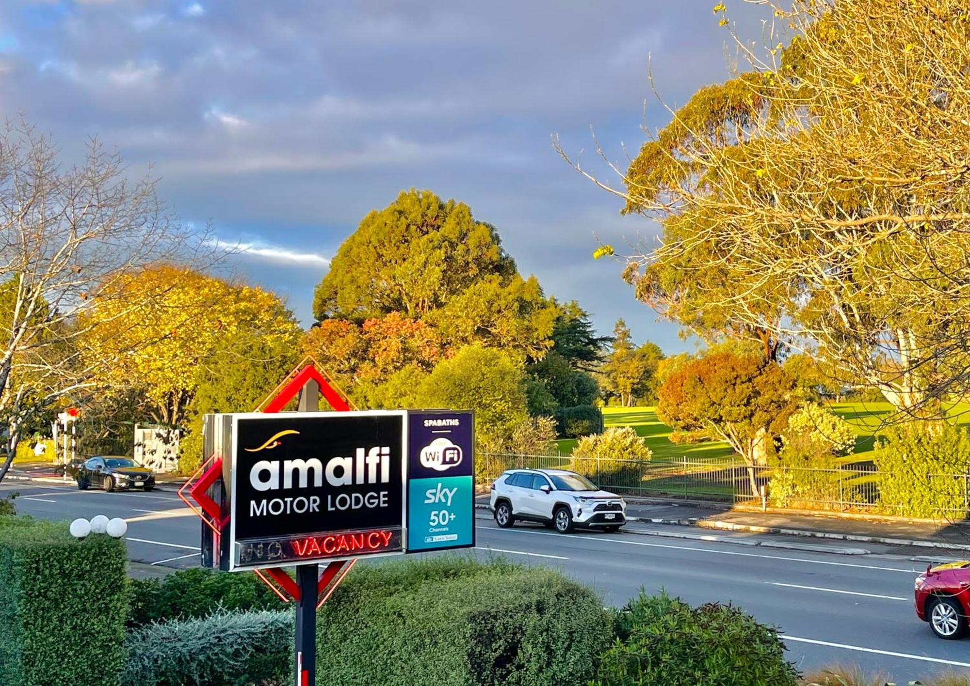 Amalfi Motor Lodge Christchurch Dış mekan fotoğraf